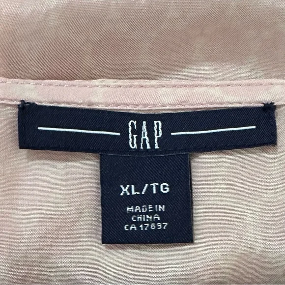 GAP Pink Flutter Sleeve Ruffled Blouse - Picture 5 of 6